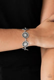 Paparazzi Funky Flower Child White Bracelet - The Jewelry Box Collection 