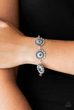 Paparazzi Funky Flower Child Blue Bracelet - The Jewelry Box Collection 