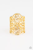 Paparazzi The Way You Make Me FRILL - Gold - Ring