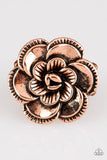 Paparazzi FLOWERBED and Breakfast - Copper Ring - The Jewelry Box Collection 
