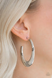 Paparazzi Tribe Pride Silver Hoop Earring