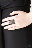 Paparazzi The Way You Make Me FRILL - Black - Ring