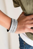 Paparazzi Rebel Radiance - Black Wrap Bracelet - The Jewelry Box Collection 