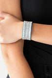 Paparazzi Rebel Radiance Blue Urban Wrap Bracelet - The Jewelry Box Collection 