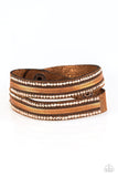 Paparazzi Rocker Rivalry - Copper Wrap Bracelet - The Jewelry Box Collection 