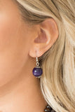 Paparazzi Cancun Cast Away - Purple Necklace - The Jewelry Box Collection 