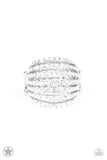 Paparazzi Blinding Brilliance - White Ring - The Jewelry Box Collection 