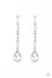 Paparazzi Must Love Diamonds - White Earring Post