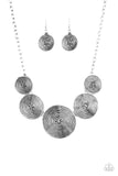 Paparazzi Deserves A Medal - Silver Necklace - The Jewelry Box Collection 