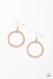 Paparazzi Wildly Wild-lust - Rose Gold Earrings