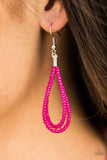 Paparazzi Let It BEAD - Pink Seedbeed Necklace