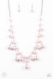 Paparazzi Soon To Be Mrs.Pink Necklace and matching Earrings