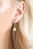 Paparazzi Forever In My Heart - Yellow Peal Necklace - The Jewelry Box Collection 