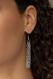 Paparazzi Light As HEIR - Purple Silver Necklace and Matching Earrings