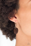 Paparazzi Dominican Disco - Red Wood Necklace - The Jewelry Box Collection 