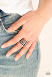 Paparazzi Truly Treasured - Black Ring - The Jewelry Box Collection 