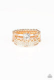 Paparazzi The Overachiever Rose Gold Ring - The Jewelry Box Collection 