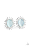 Paparazzi Hey There, Gorgeous - Blue Post Earrings