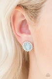 Paparazzi Hey There, Gorgeous - Blue Post Earrings