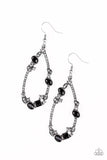 Quite The Collection - Black Earring