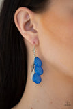 Paparazzi Seaside Stunner Blue Earrings