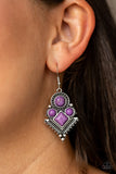 Paparazzi So Sonoran - Purple Earrings
