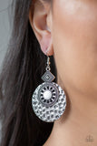 Paparazzi Mayan Mood - White Earrings