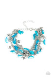Paparazzi Plentiful Pebbles Blue Bracelet