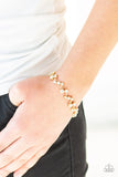 Paparazzi Starlit Stunner - Gold Bracelet - The Jewelry Box Collection 