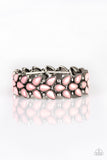 Paparazzi Vintage Venture - Pink-Silver Bracelet