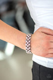 Paparazzi Vintage Venture - Pink-Silver Bracelet