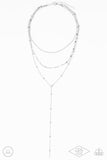 Paparazzi Think Like A Minimalist - Silver Necklace