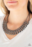 Paparazzi Street Meet and Greet - Black Necklace and matching Earrings