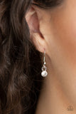 Paparazzi Love Is All Around - Brown - Filigree Heart - Rhinestone Necklace and matching Earrings