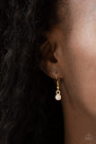 Paparazzi Inner Beauty - Gold Necklace and Matching Earrings