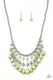Paparazzi Rural Revival - Green Necklace - The Jewelry Box Collection 