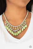 Paparazzi Rural Revival - Green Necklace - The Jewelry Box Collection 