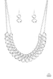 Paparazzi Street Meet and Greet - Silver Necklace and matching Earrings