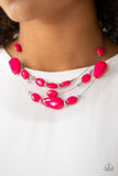 Paparazzi Radiant Reflections - Pink Necklace - The Jewelry Box Collection 