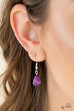 Paparazzi Quarry Trail - Purple necklace - The Jewelry Box Collection 
