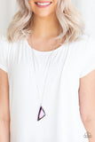 Paparazzi Ultra Sharp - Purple Necklace
