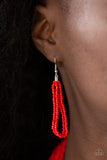 Paparazzi Right as Rainforest Red Necklace - The Jewelry Box Collection 