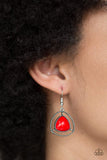 Paparazzi Make A Point Red Necklace - The Jewelry Box Collection 