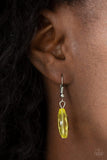 Paparazzi No Tears Left To Cry - Yellow Necklace - The Jewelry Box Collection 