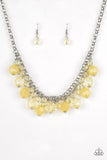 Paparazzi Fiesta Fabulous - Yellow Necklace - The Jewelry Box Collection 