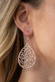 Paparazzi Im Doing VINE - Rose Gold Earrings