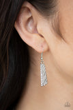 Paparazzi Texture Tigress - Silver - Necklace and matching Earrings