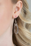 Paparazzi Courageously Chromatic - Silver - Acrylic Necklace and matching Earrings