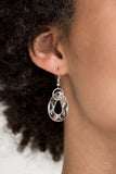 Paparazzi Put It On Ice - White - Acrylic Necklace and matching Earrings