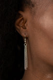 Paparazzi Way To Make An Entrance - Red Silver Necklace and Matching Earring
